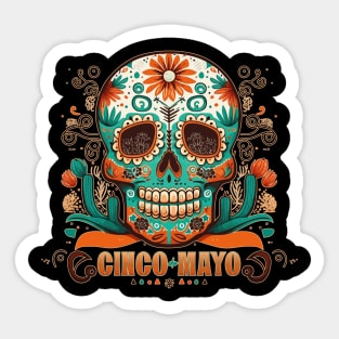 Whimsical Cinco de Mayo Sticker